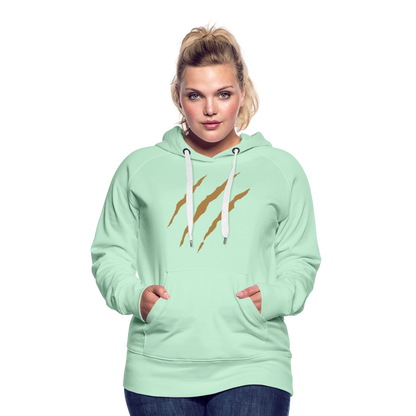 Frauen Premium Hoodie - helles Mintgrün