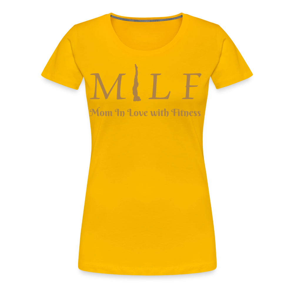 Frauen Premium T-Shirt - Sonnengelb