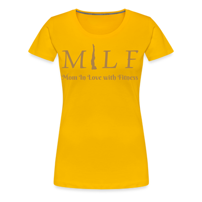 Frauen Premium T-Shirt - Sonnengelb