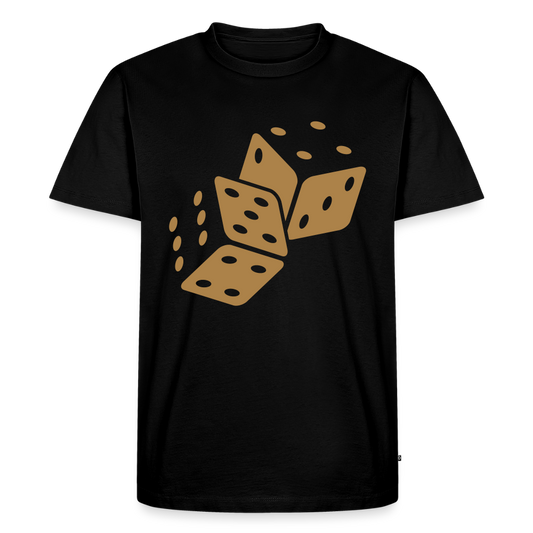 Würfel Männer Premium T-Shirt - Schwarz
