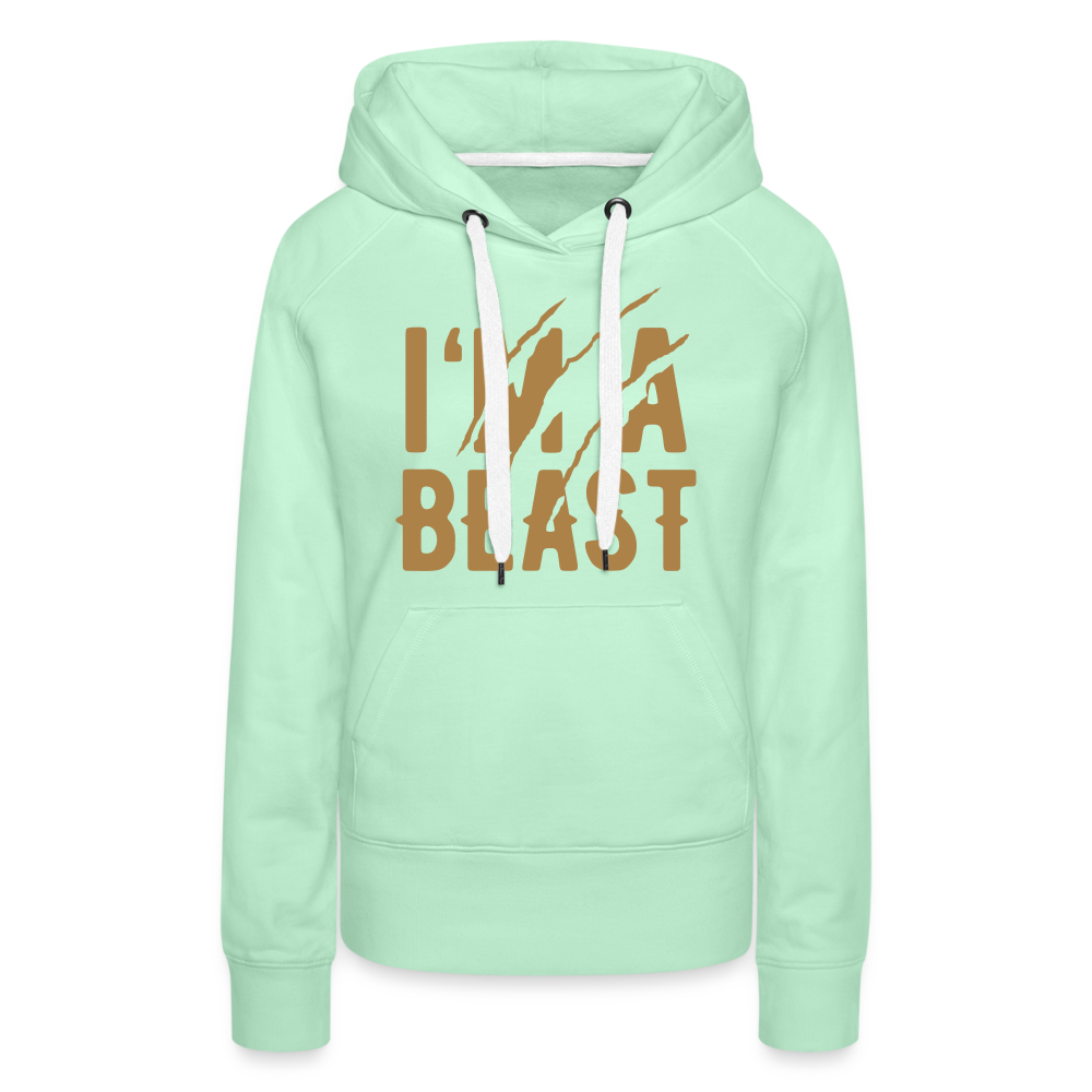 Frauen Premium Hoodie - helles Mintgrün