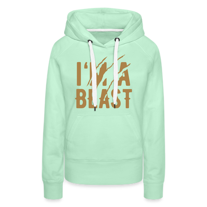 Frauen Premium Hoodie - helles Mintgrün