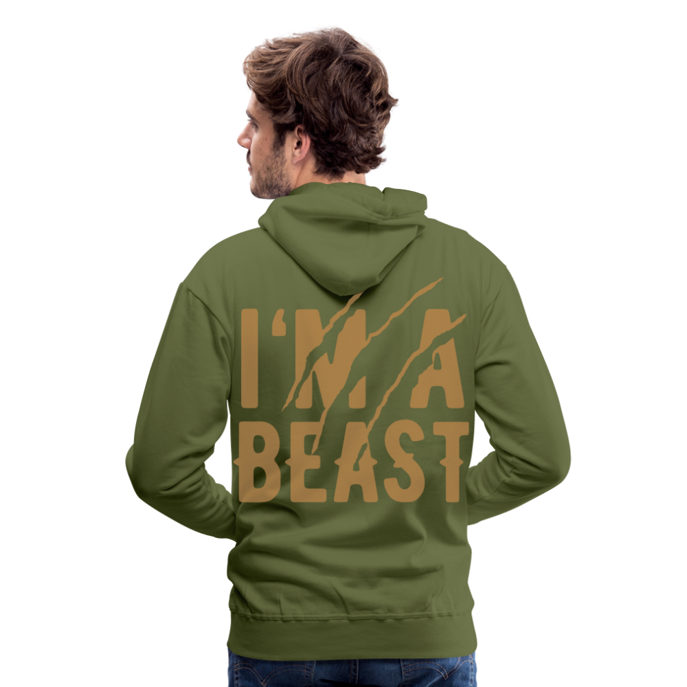 Männer Premium Hoodie - Olivgrün