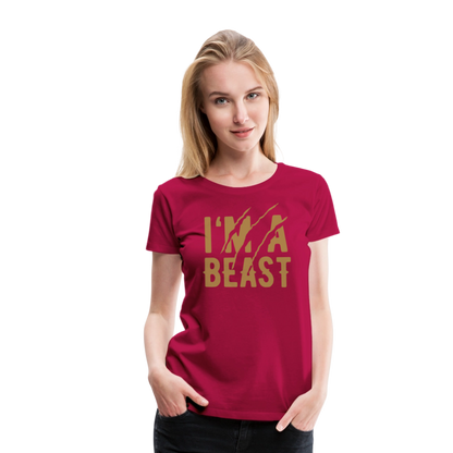 Frauen Premium T-Shirt - dunkles Pink