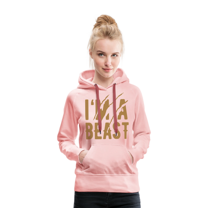 Frauen Premium Hoodie - Kristallrosa