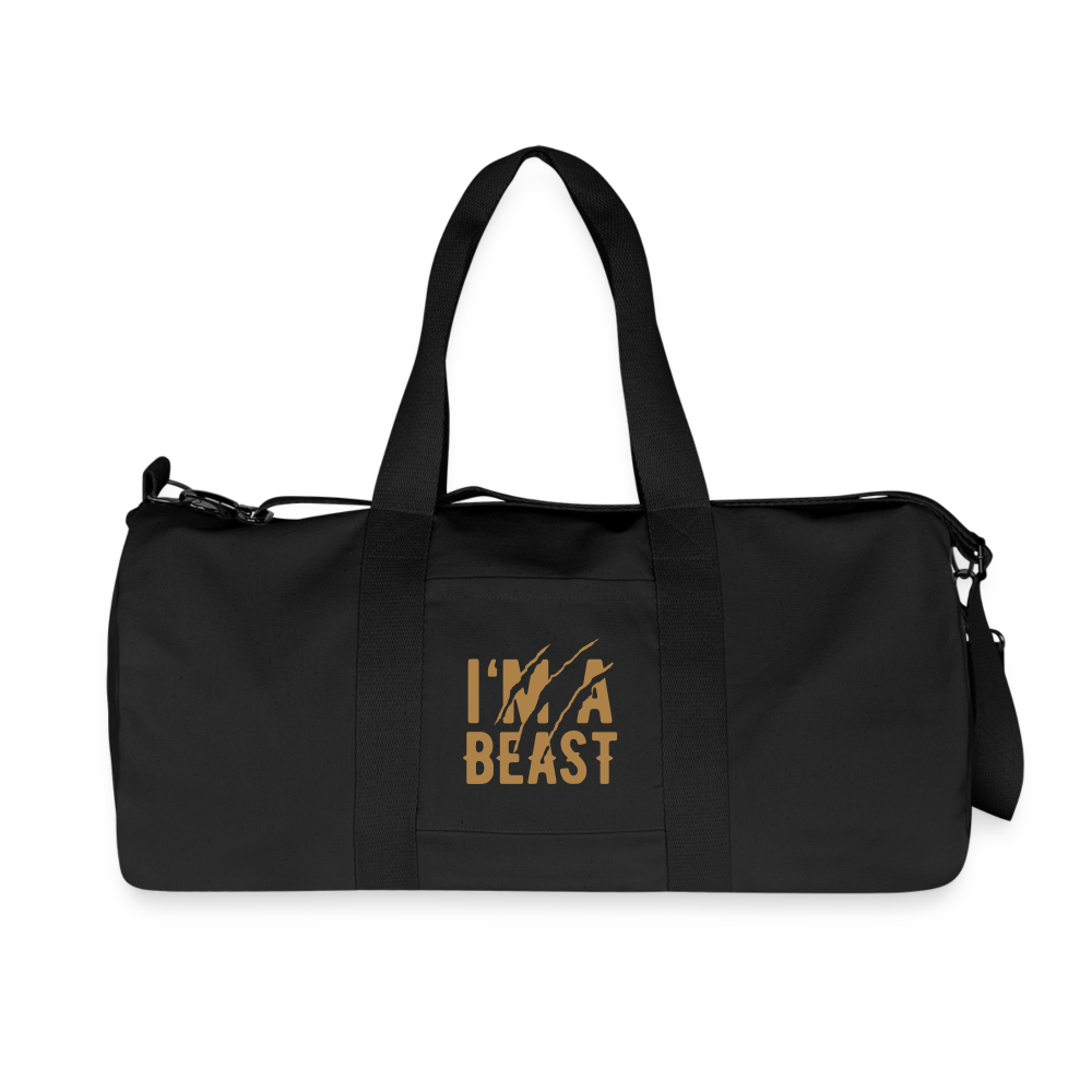 Stanley/Stella recycelte Canvas Duffle Bag - Schwarz