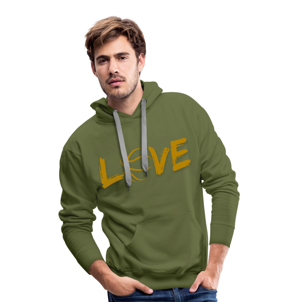 Männer Premium Hoodie - Olivgrün