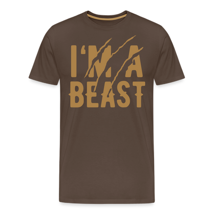 Männer Premium T-Shirt - Edelbraun