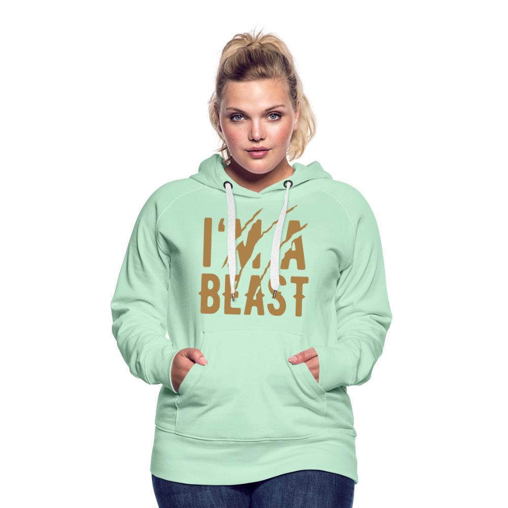 Frauen Premium Hoodie - helles Mintgrün