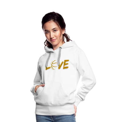 Frauen Premium Hoodie - Weiß