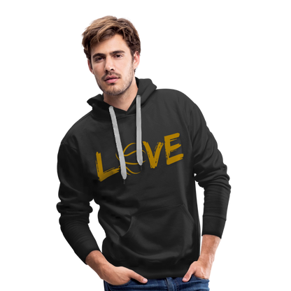 Männer Premium Hoodie - Schwarz