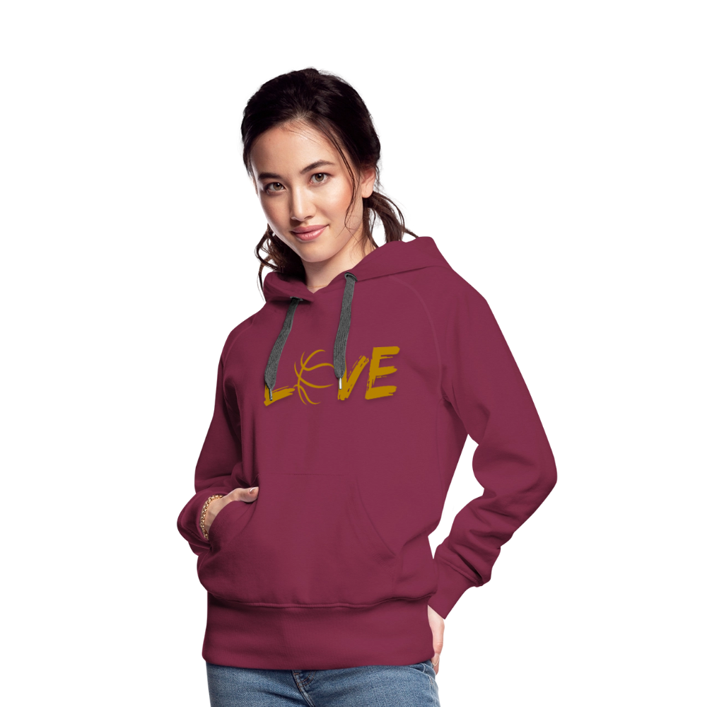 Frauen Premium Hoodie - Bordeaux