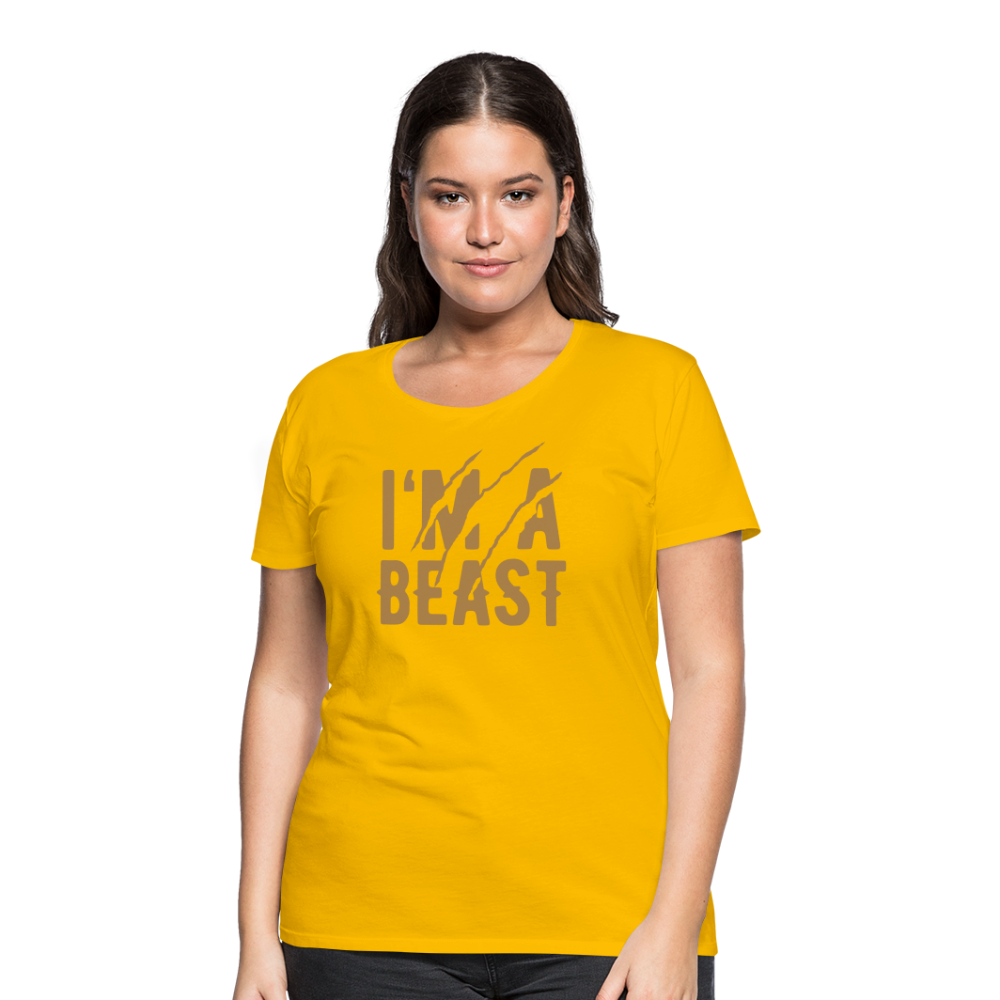 Frauen Premium T-Shirt - Sonnengelb