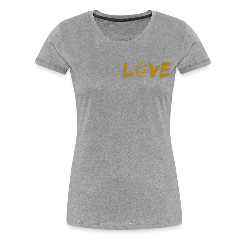 Frauen Premium T-Shirt - Grau meliert