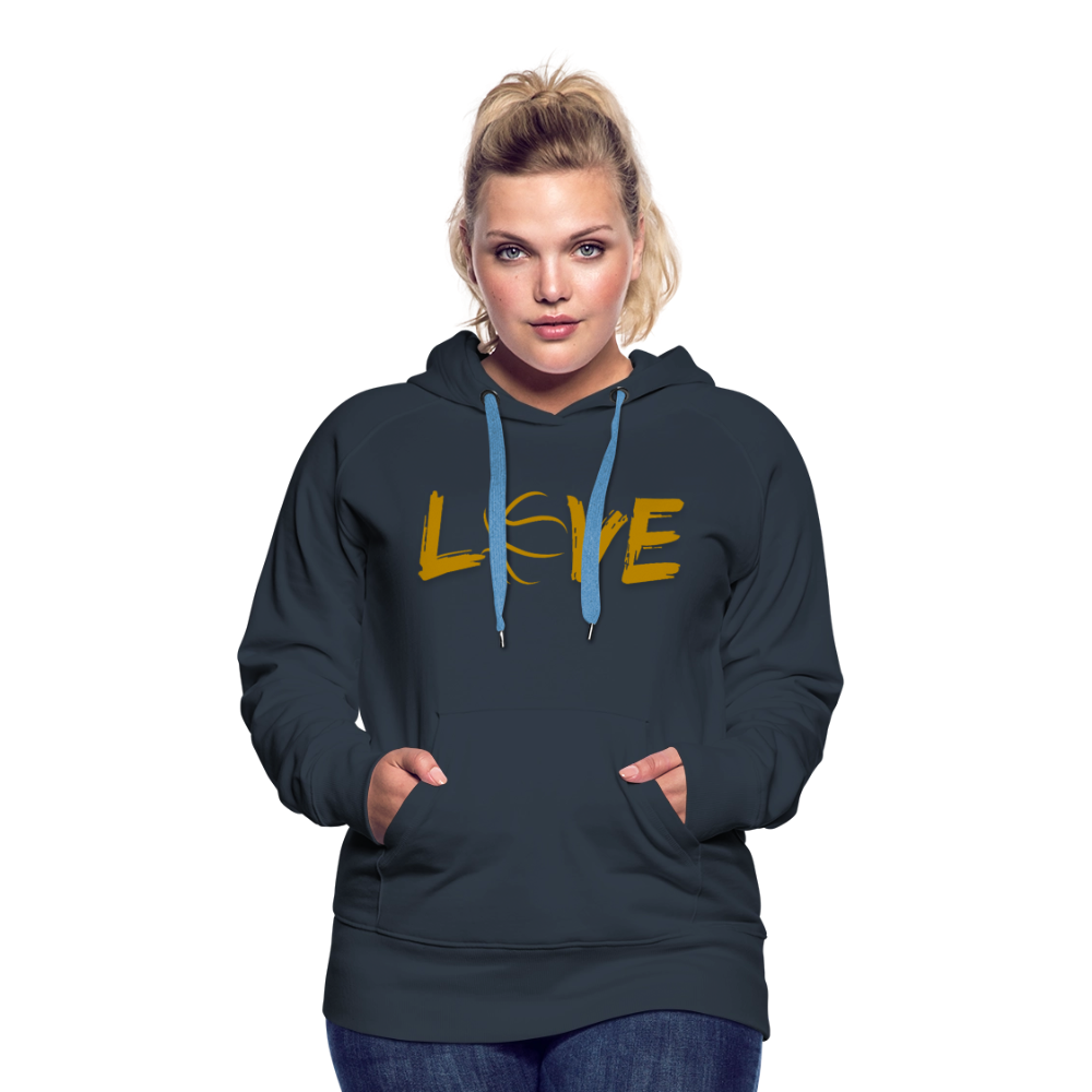 Frauen Premium Hoodie - Navy