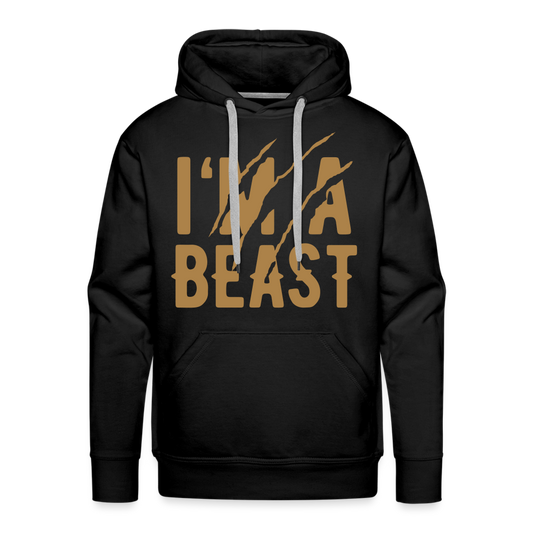 Männer Premium Hoodie - Schwarz