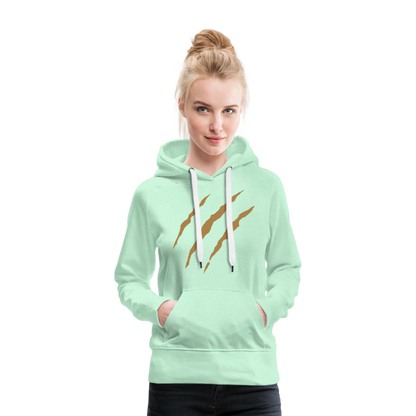 Frauen Premium Hoodie - helles Mintgrün