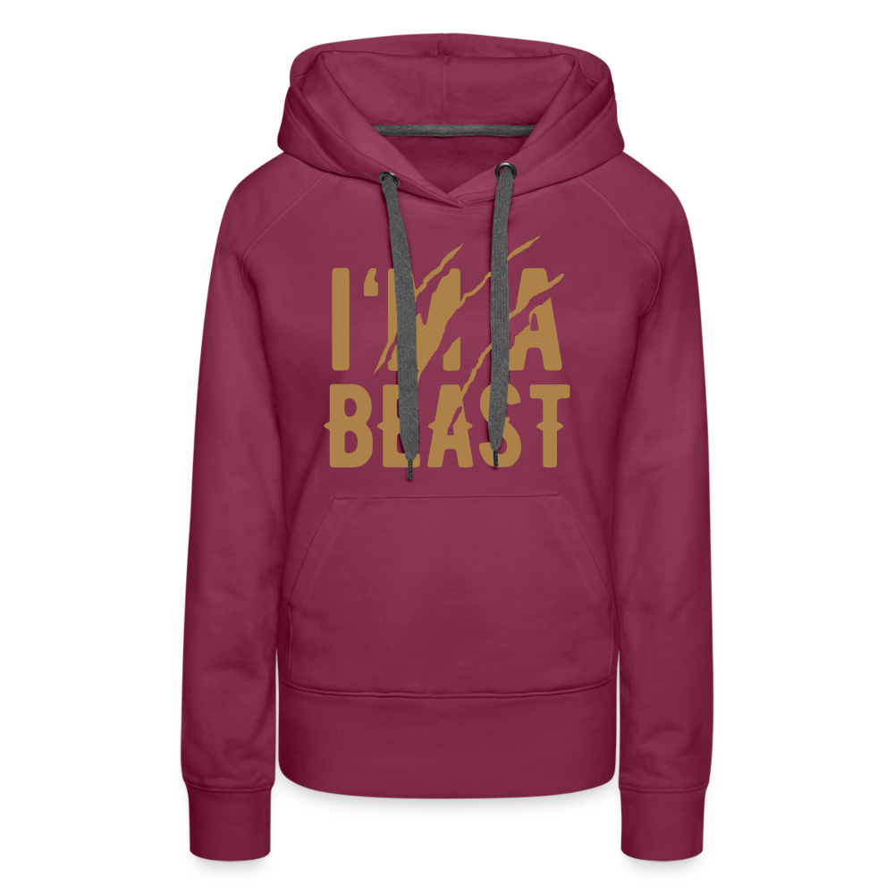 Frauen Premium Hoodie - Bordeaux