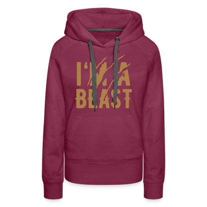 Frauen Premium Hoodie - Bordeaux