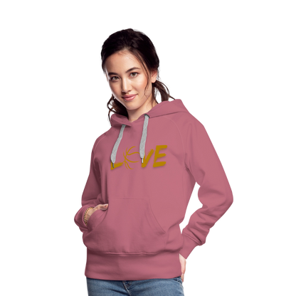 Frauen Premium Hoodie - Malve