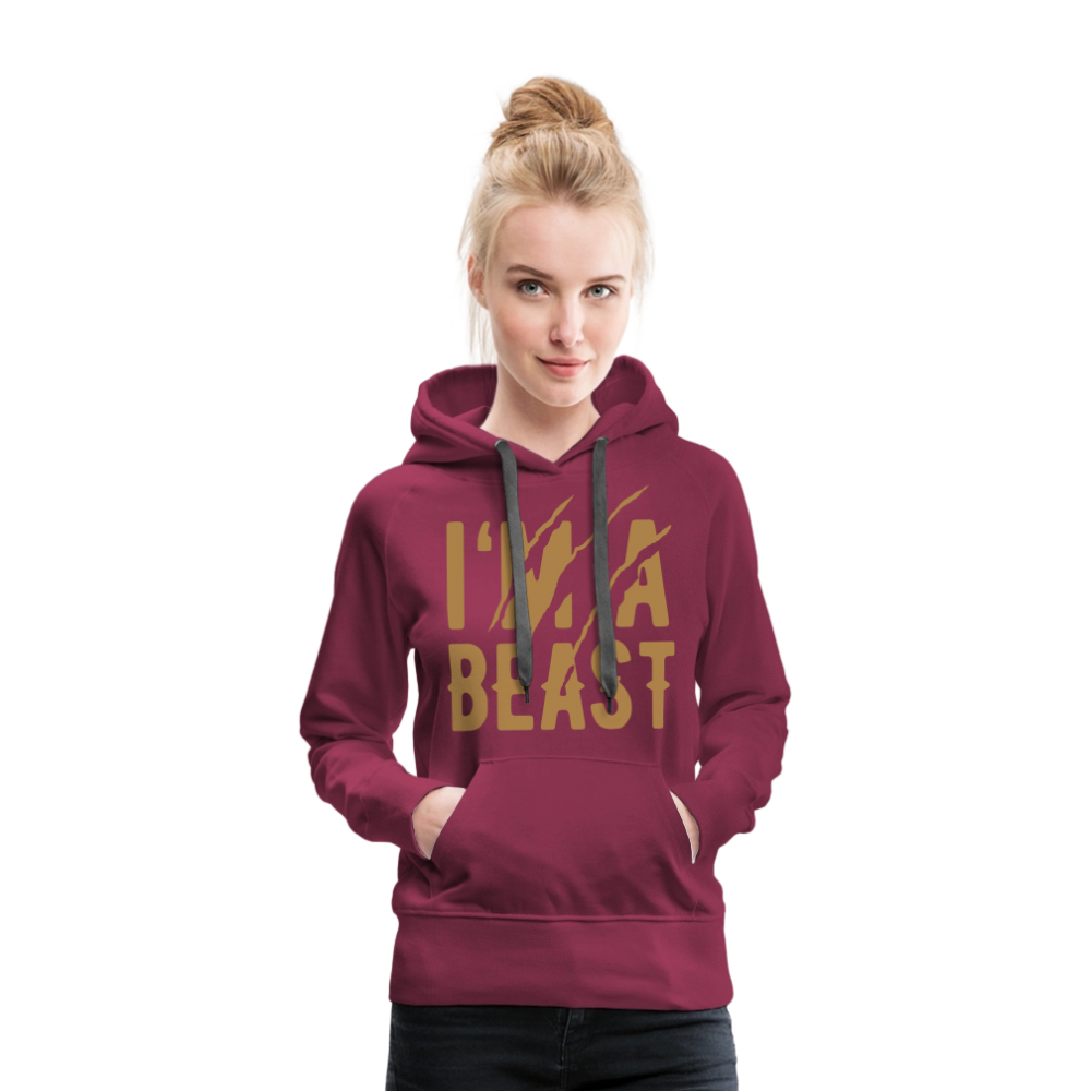 Frauen Premium Hoodie - Bordeaux
