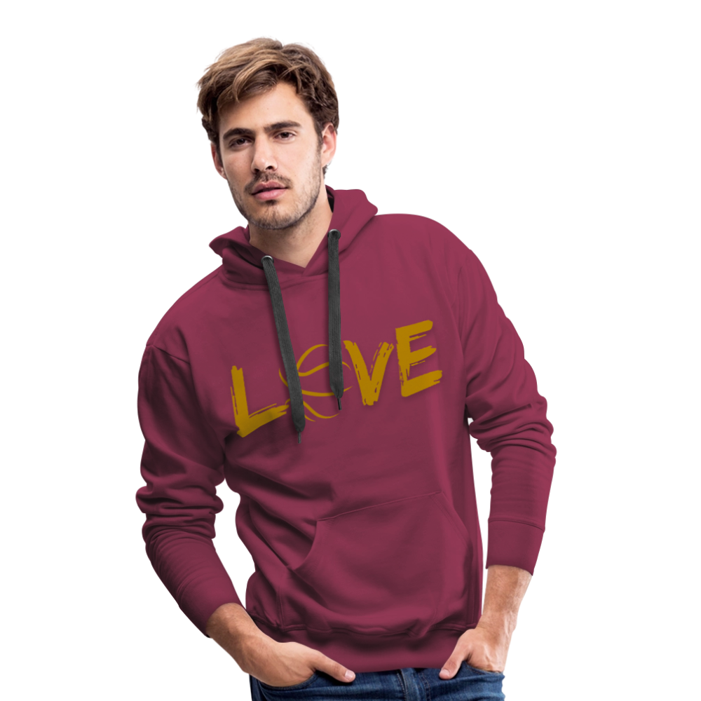 Männer Premium Hoodie - Bordeaux