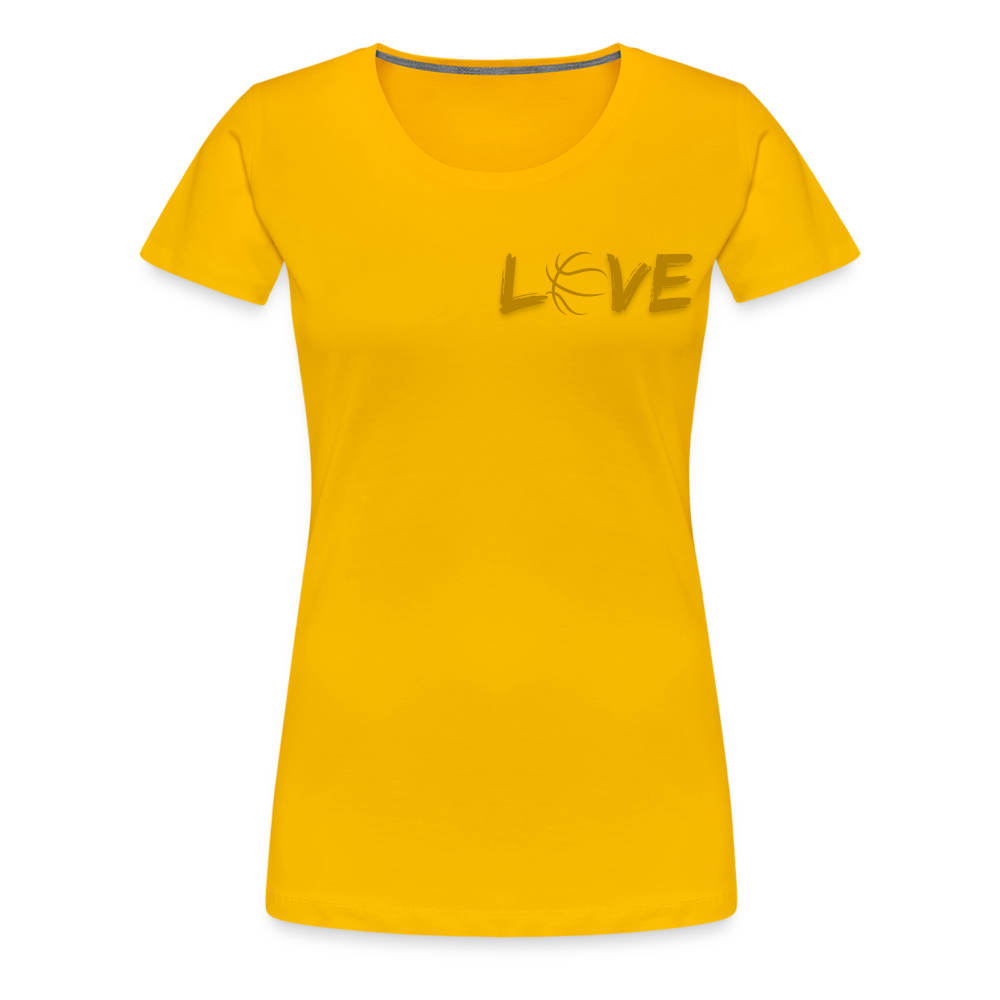 Frauen Premium T-Shirt - Sonnengelb