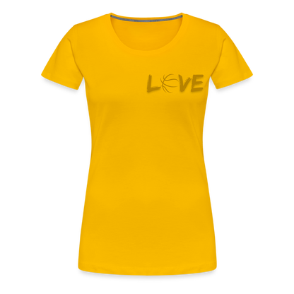 Frauen Premium T-Shirt - Sonnengelb