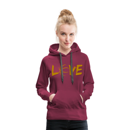 Frauen Premium Hoodie - Bordeaux