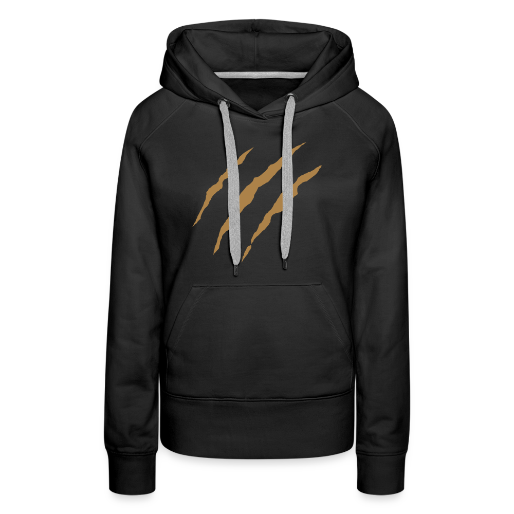 Frauen Premium Hoodie - Schwarz