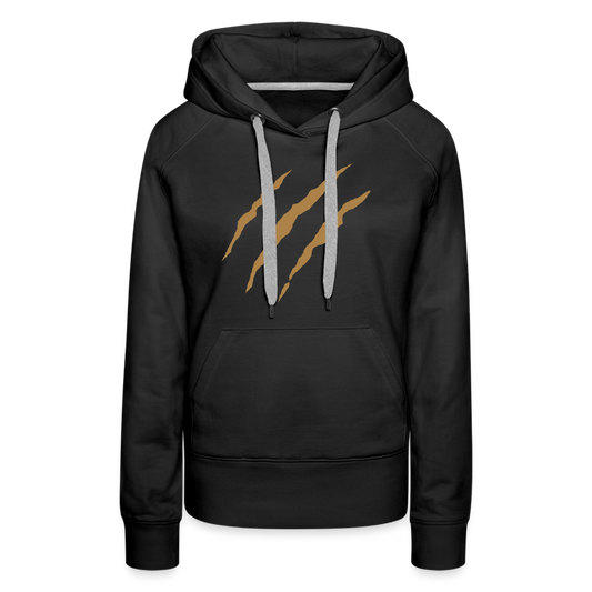 Frauen Premium Hoodie - Schwarz