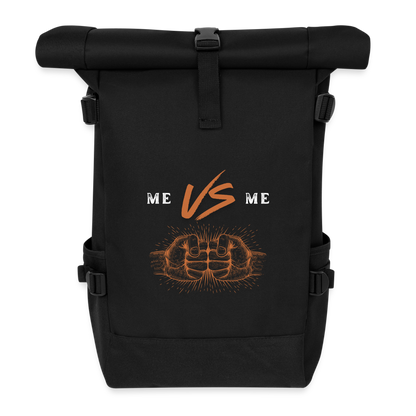 Rolltop Rucksack - Schwarz