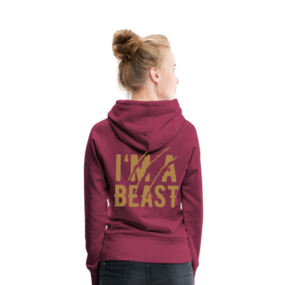 Frauen Premium Hoodie - Bordeaux