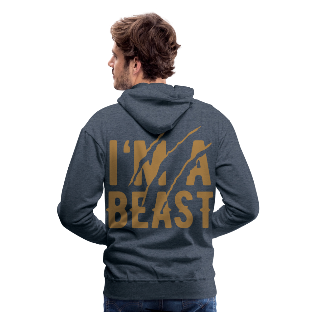 Männer Premium Hoodie - Jeansblau
