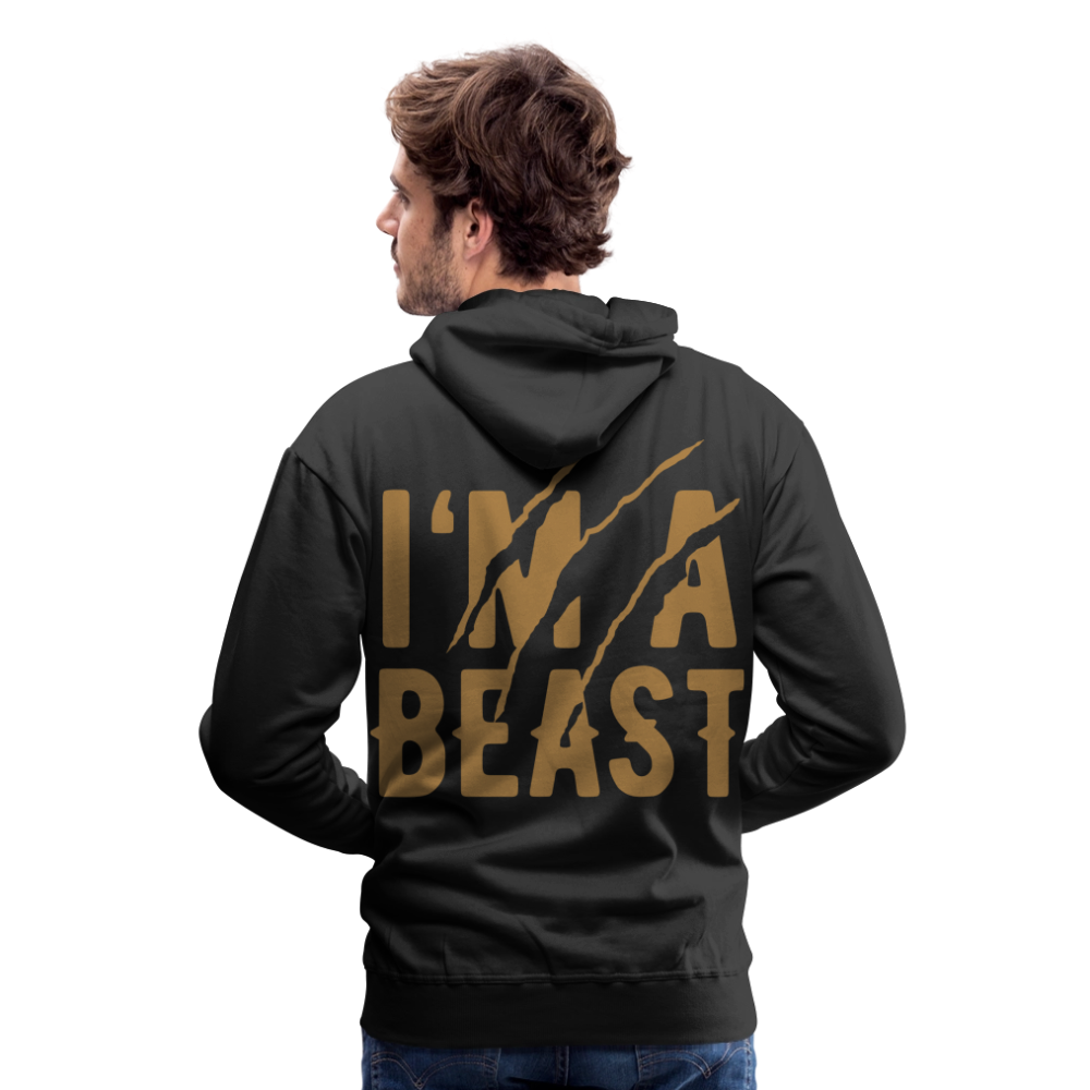 Männer Premium Hoodie - Schwarz