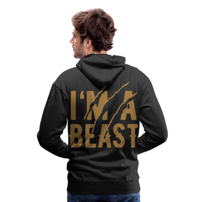 Männer Premium Hoodie - Schwarz