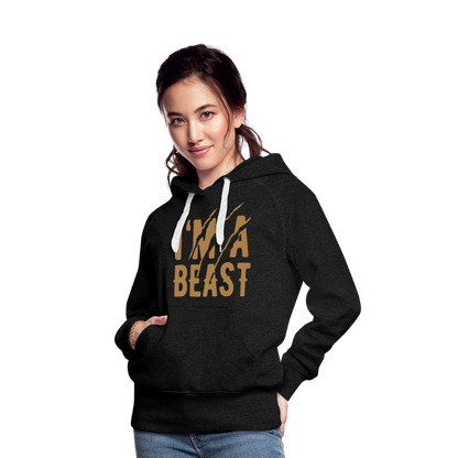 Frauen Premium Hoodie - Anthrazit