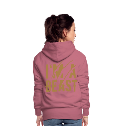 Frauen Premium Hoodie - Malve