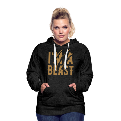 Frauen Premium Hoodie - Anthrazit