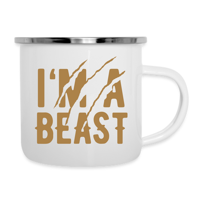 Emaille-Tasse - Weiß