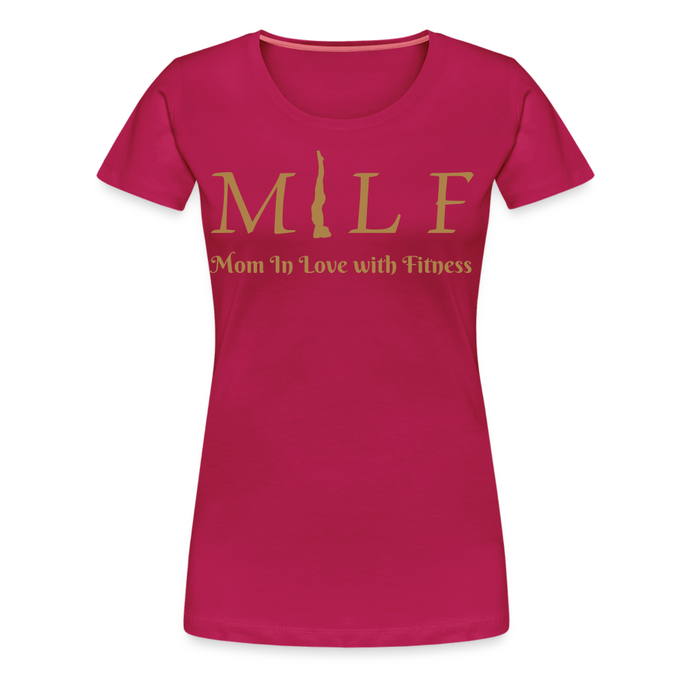 Frauen Premium T-Shirt - dunkles Pink