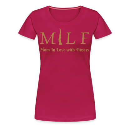 Frauen Premium T-Shirt - dunkles Pink