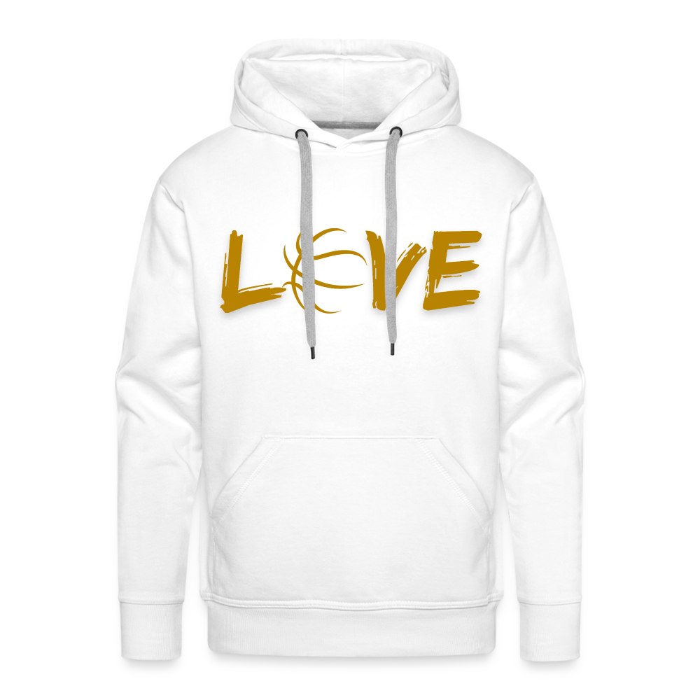 Männer Premium Hoodie - Weiß