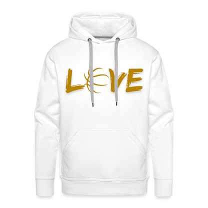 Männer Premium Hoodie - Weiß
