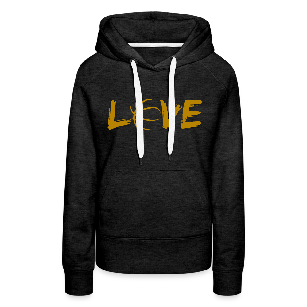 Frauen Premium Hoodie - Anthrazit