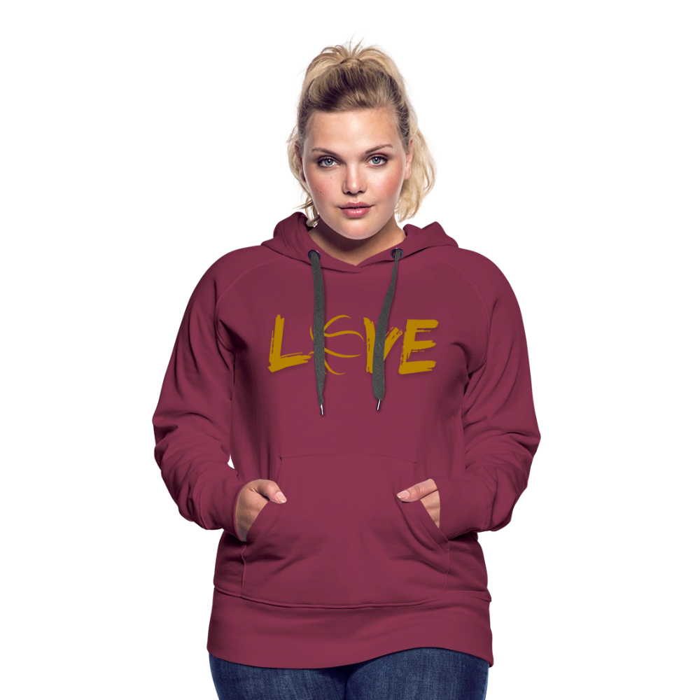 Frauen Premium Hoodie - Bordeaux