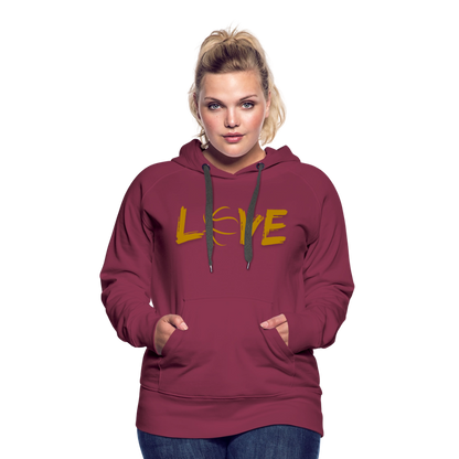 Frauen Premium Hoodie - Bordeaux
