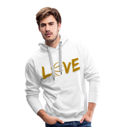 Männer Premium Hoodie - Weiß