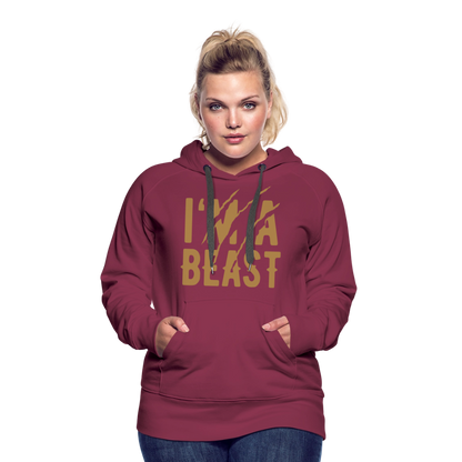 Frauen Premium Hoodie - Bordeaux