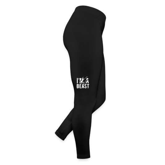Frauen Jersey Leggings - Schwarz